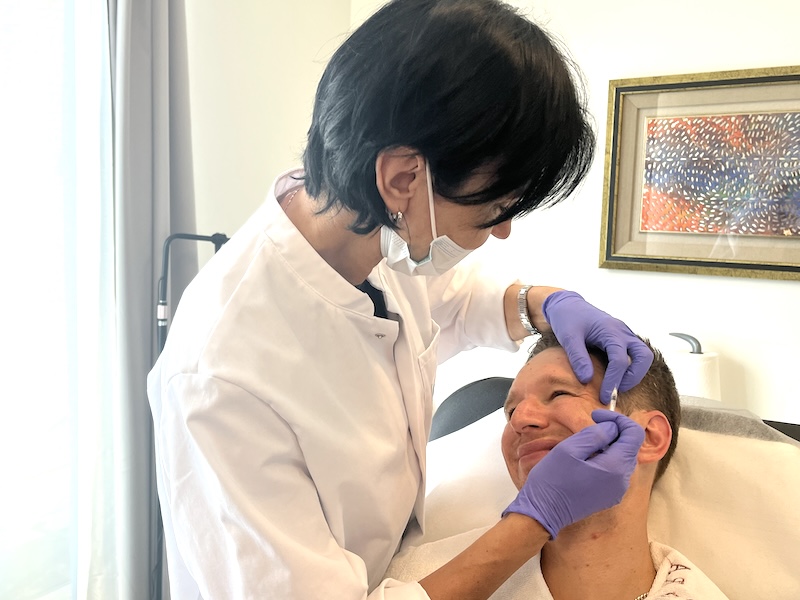 Preventive Botox for young man in Toronto 