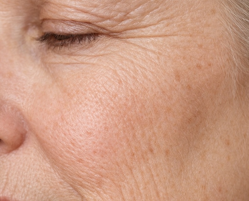 Surface-level skin texture showing the limits of traditional microneedling