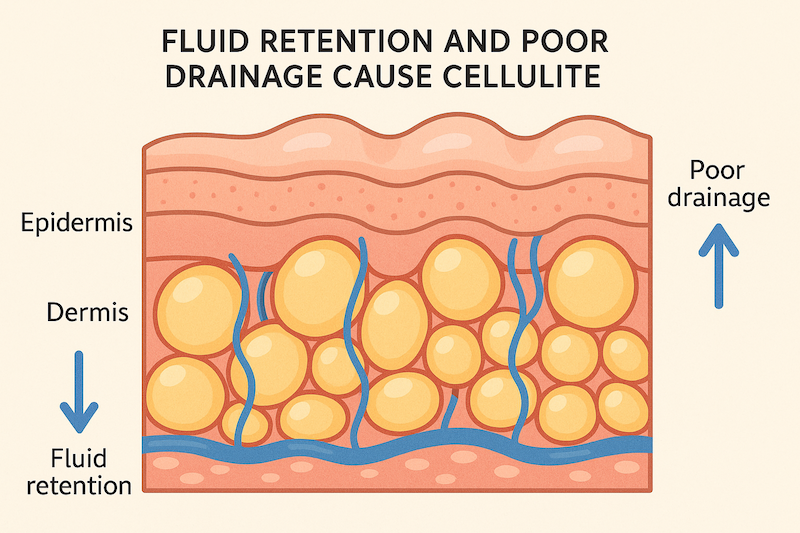 Toronto cellulite lymphatic cause
