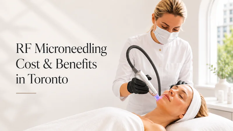 RF microneedling cost and benefits treatment in Toronto with Sylfirm X skin rejuvenation