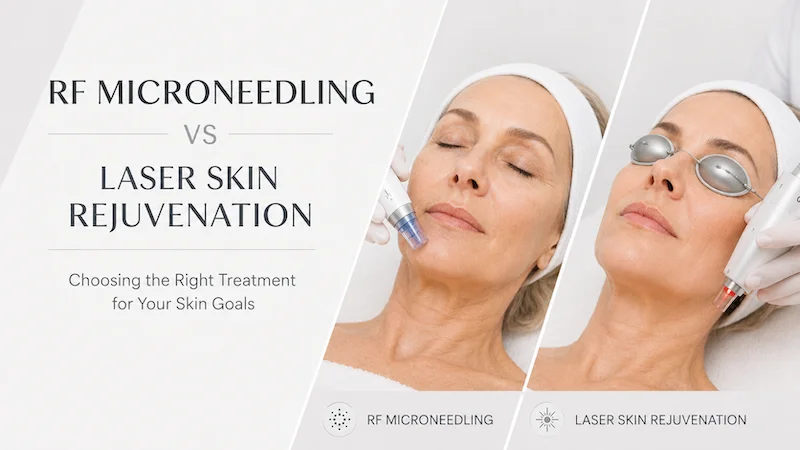 RF Microneedling vs Laser Skin Rejuvenation
